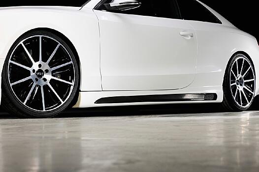 Накладки на пороги Carbon-Look для Audi A5 / S5 00099059+00099060 