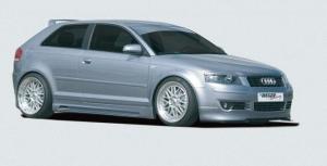 Пороги Audi A3 8P/ 8PA Carbon-Look 00099008 + 00099009 