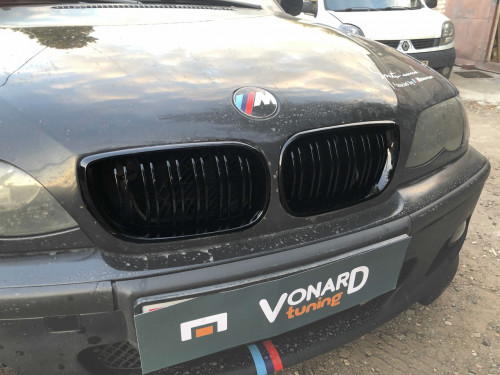 Решётки радиатора BMW E46 седан 01-05 M-стиль сдвоенные 1214340 