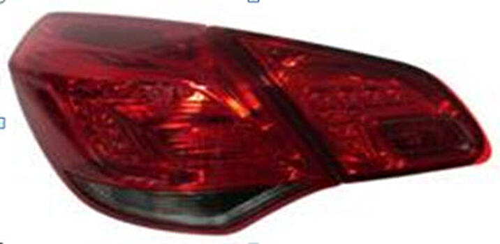 Задние фонари Opel Astra J 09- красные OPAST09-760RT-N 