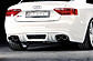 Юбка заднего бампера для Audi A5 (S-line, S5) sportback до рестайлинга (вырезы под выхлоп 4x115x85mm овал) под покраску 00055429  -- Фотография  №2 | by vonard-tuning
