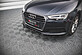 Сплиттер лезвие переднего бампера (с рёбрами) Audi A4 B9   -- Фотография  №2 | by vonard-tuning