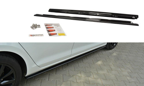 Накладки под пороги VW Golf 7 12-17 VW-GO-7-SD1 