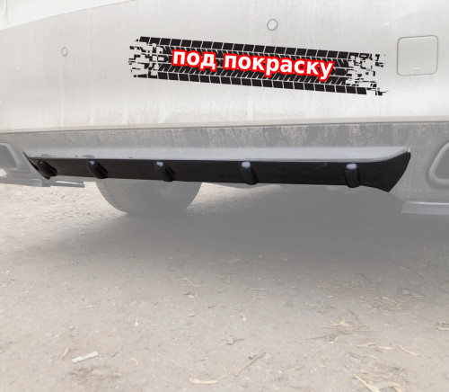 Диффузор накладка заднего бампера BMW 7 F01 F02 (дорест) - под покраску B7-F01-DIF1P 