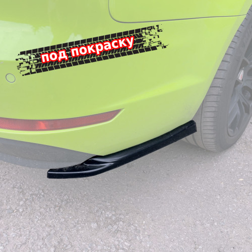 Сплиттеры заднего бампера Audi A4 B9 стандарт (дорест) - под покраску AA4-B9-RS1P 