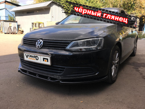 Тюнинг VW Jetta VI. Lip spoiler by MVTUNING.. — Video | VK