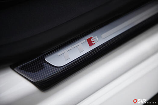 Накладки на пороги из карбона Audi TT MK3 STEP TTMK3 carbon 