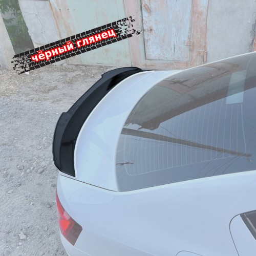 Накладка лезвие на штатный спойлер Skoda Octavia 3 A7 RS седан артикул SO-3-RS-TS1G  Vonard customs | by vonard-tuning