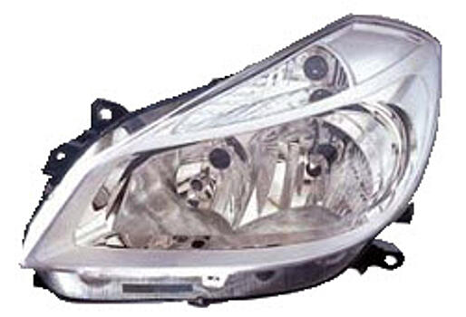 Фара левая (под корректор) (хромированный хаузинг) RENAULT CLIO 06- RNCLI06-000H-L 7701061071/89900133