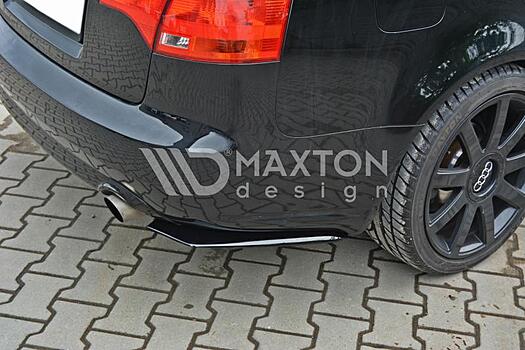 Сплиттер заднего бампера левый+правый на Audi A4 B7 артикул AU-A4-B7-RSD1  Maxton Design | by vonard-tuning