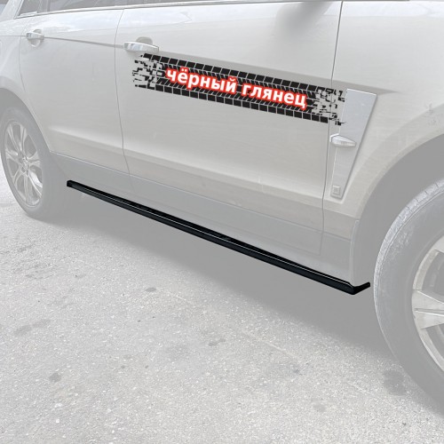 Лезвия под пороги Cadillac SRX 2 артикул CAD-SRX-2-SS1G  Vonard customs | by vonard-tuning