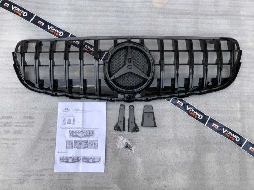 Решетка радиатора Mercedes GLC X253 15-19 AMG GT Panamericana 10025308S 