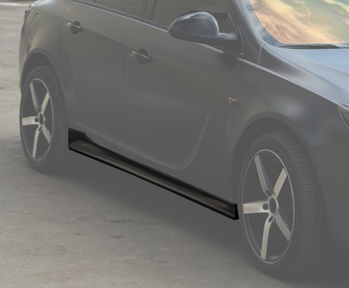 Пороги накладки декоративные Opel Insignia 1 - под покраску артикул OP-INS-1-SS1P Vonard customs | by vonard-tuning