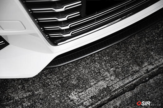 Спойлер из карбона для переднего бампера Audi TTS 8S 2014- FCS TTS-R carbon  