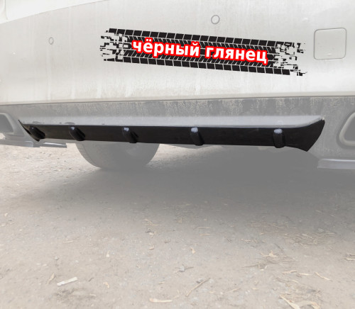 Диффузор накладка заднего бампера BMW 7 F01 F02 (дорест) B7-F01-DIF1G 