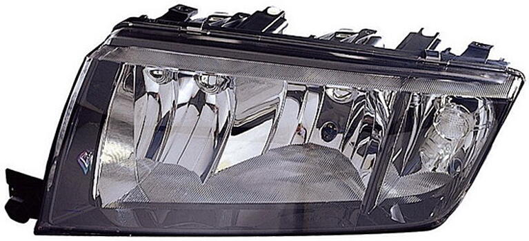 Фара левая (под корректор) (черный хаузинг) SKODA FABIA 6Y 00- артикул SDFAB00-001B-L  Оптика DECTANE JOM SONAR DEPO JunYan Eagle Eyes | by vonard-tuning