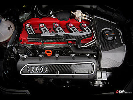 Декоративная накладка на катушки зажигания Audi TT MK2 TTRS Coil Cover carbon 