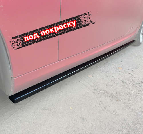 Лезвия под пороги BMW 3 E92 E93 M-Pack - под покраску B3-E92-MPACK-SS1P 