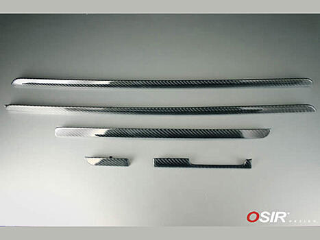 Комплект карбоновых накладок для интерьера VW Golf/ Jetta V (3-х дверные) Stripes 2D GT Carbon 