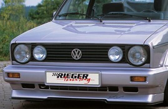 Юбка переднего бампера VW Golf MK 1/ Cabrio RIEGER 00010012 