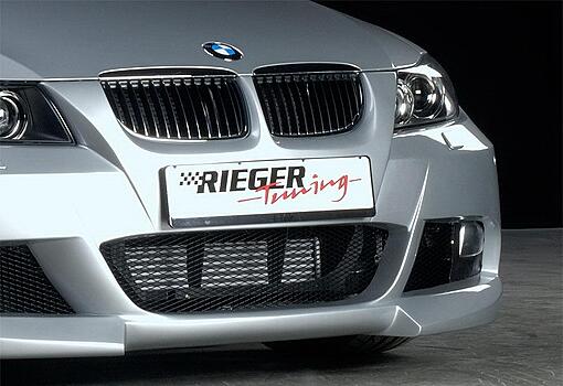 Бампер передний BMW 3-er E90 совместимый с омывателями RIEGER 00053411 