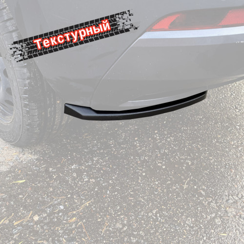 Сплиттеры заднего бампера Skoda Karoq 1 - текстура SKAR-RS1T 