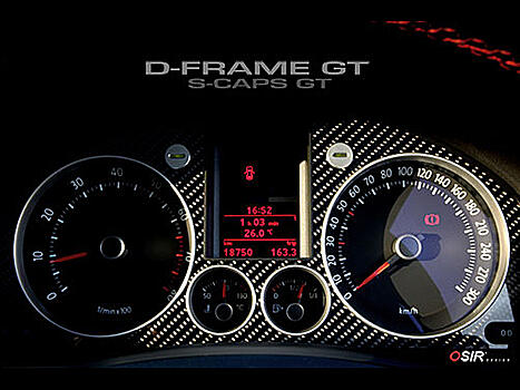 Рамка панели приборов из карбона Golf V GTI/ R32 06-09 D Frame GT carbon 