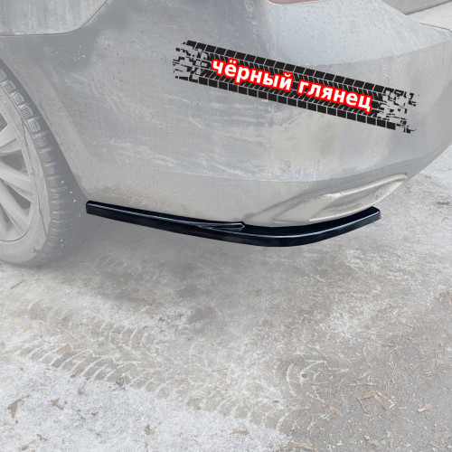 Сплиттеры заднего бампера VW Polo 6 liftback VWPO-6-RS1G 