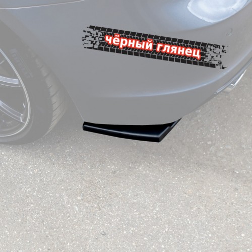 Сплиттеры заднего бампера Audi A3 S3 8V S-line Coupe артикул AA3-3-SLINE-RS1G  Vonard customs | by vonard-tuning