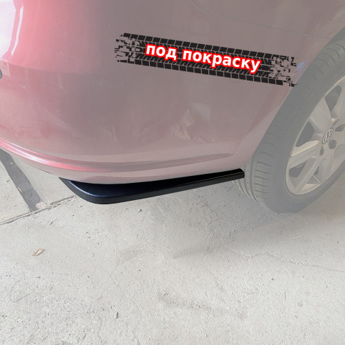 Сплиттеры заднего бампера VW Polo 5 седан (lim) - под покраску артикул VWPO-5-RS1P  Vonard customs | by vonard-tuning