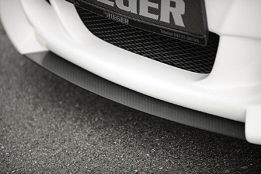 Спойлер для переднего бампера RIEGER 00050513/ 00050514 Carbon-Look артикул 00099850  Rieger Tuning | by vonard-tuning