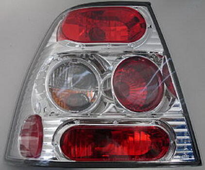 Задние фонари VW Jetta 4 98- прозрачные, внутри хром VWBOR98-740H-N 
