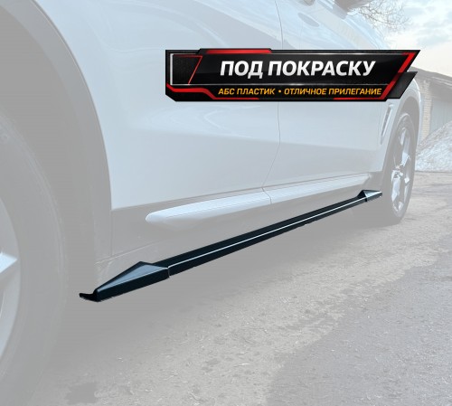Лезвия под пороги BMW X3 G01 / X4 G02 - под покраску