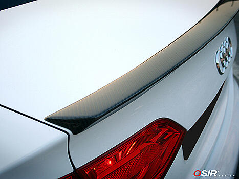 Спойлер из карбона на крышку багажника Audi A4 B8 09- Osir Design Telson A4 B8 carbon 