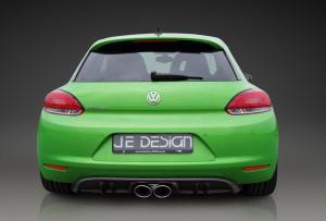 Юбка заднего бампера VW Scirocco 3 Carbon-Look JE DESIGN JE1335CL 00242592