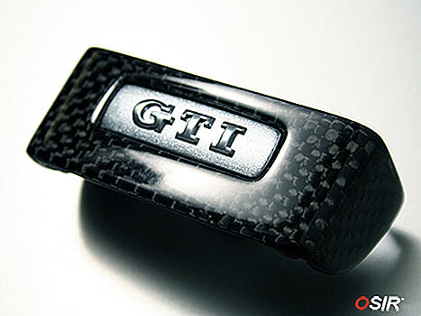 Вставка в рулевое колесо VW Golf V/ GTI/ Rabbit/ R32/ Jetta Steering Badge GT carbon 
