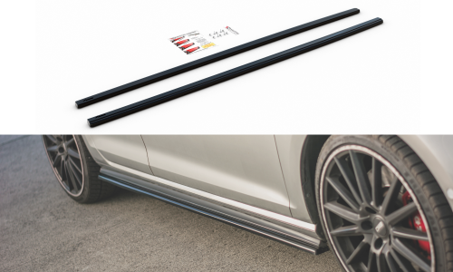 Сплиттеры лезвия под пороги VW Golf 7 GTI дорест VW-GO-7/7F-GTI-SD2G 