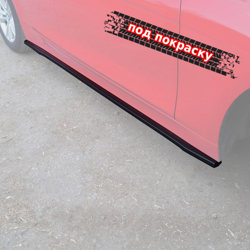 Лезвия под пороги BMW 3 F30 рестайлинг - под покраску артикул B3-F30-FL-SS1P Vonard customs | by vonard-tuning