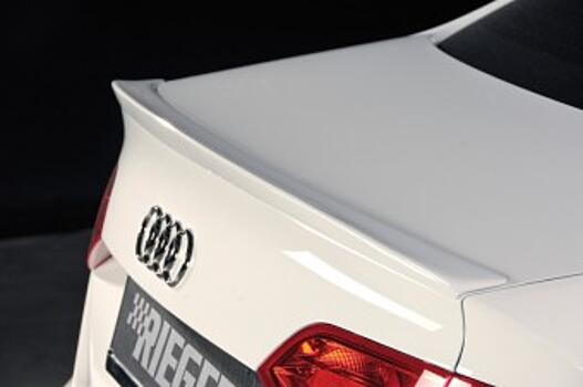 Спойлер на крышку багажника Audi A4 B8 седан RIEGER до рестайлинга 00055510 
