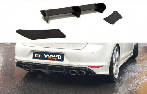 Диффузор ребра для заднего бампера VW Golf 7 R артикул VW-GO-7-R-HB-CNC-RS1  Maxton Design | by vonard-tuning