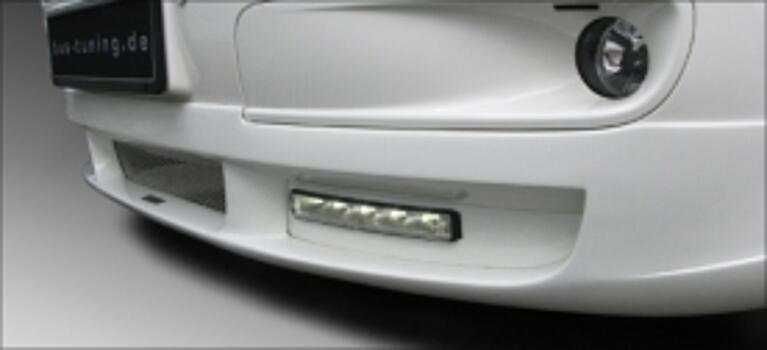 LED диодные фонари дневного света с креплениями для установки в губу переднего бампера RSL Motorsport 00237375 00237380 