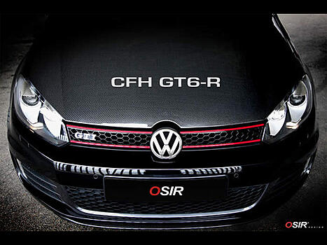 Сплиттер переднего бампера VW Golf MK 6 GTI -GT6-R- из карбона GTI -GT6-R- FCS GT6-R carbon 