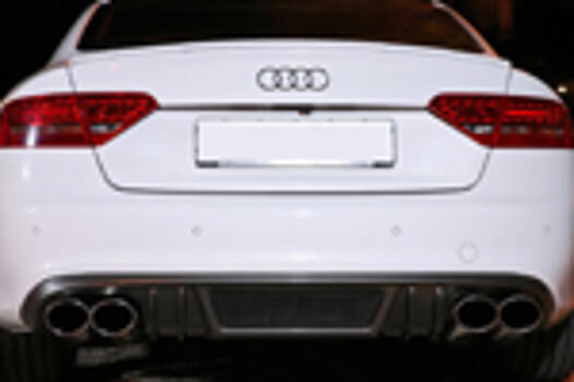 Диффузор заднего бампера Audi A5 S-Line/S5 Coupe/Cabrio 05.2007-11.2011 Carbon-Look 00099087/00099088/00099089/00099090 