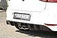 Диффузор заднего бампера VW Golf 7 R-line Carbom Look под двойной выхлоп по центру 00099276  -- Фотография  №1 | by vonard-tuning