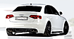 Юбка заднего бампера Audi A4 B8 седан/ универсал Carbon-Look RIEGER 00099070  -- Фотография  №2 | by vonard-tuning