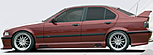 Пороги BMW 3er E36 01.90-00.00 купе/ кабриолет/ седан/ фаэтон/ compact RIEGER 00049061 + 00049062  -- Фотография  №1 | by vonard-tuning