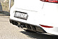 Диффузор заднего бампера VW Golf 7 R-line  двойной выхлоп по центру 00059569  -- Фотография  №2 | by vonard-tuning