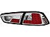 Задние фонари на Mitsubishi Lancer 08+    хром, диодные LED RM03LC  -- Фотография  №2 | by vonard-tuning