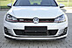 Сплиттер карбоновый переднего бампера VW Golf Mk7 GTI / GTD  00322353  -- Фотография  №3 | by vonard-tuning