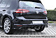 Диффузор заднего бампера VW Golf 7 R-Line  (выхлоп 90 мм) 00059573  -- Фотография  №2 | by vonard-tuning